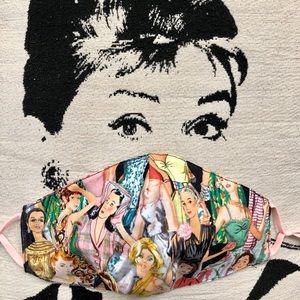 Adjustable Vintage Ladies Face Mask